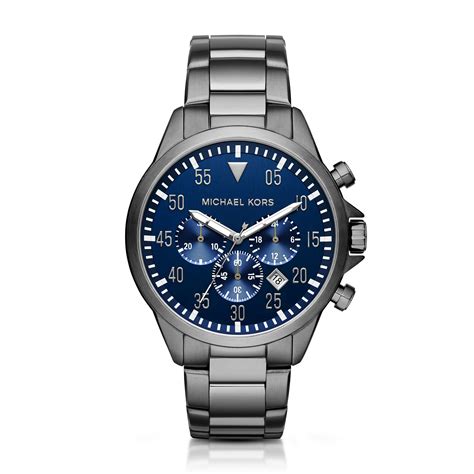 michael kors gunmetal watch|michael kors watch original.